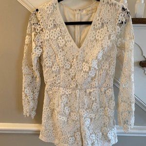 Yumi Kim Crochet Romper Size Small